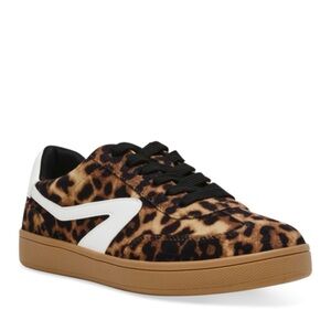 DV by Dolce Vita Leopard Print Sneakers with Black and White Details